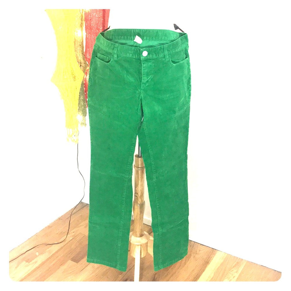 Green corduroy pants JCrew